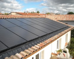 Installation photovoltaïque 9kWc avec modules BOSCH Solar et système d'intégration MECOSUN, onduleur SMA triphasé . Auterive (31)