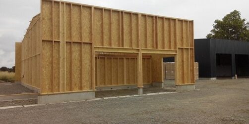 Bâtiment_ossature_bois_de_SOLENEO Nouveau bâtiment ossature bois de SOLENEO à Carbonne