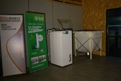 chaudière à granulés de démonstration Pellematic Condens chez Solénéo