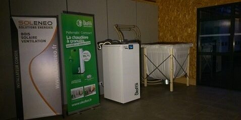 chaudiere_à_granulés_de_démonstration-SOLENEO chaudière à granulés de démonstration Pellematic Condens chez Solénéo