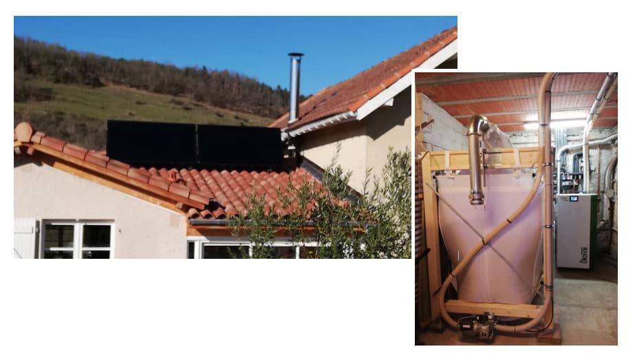 Solaire et bois avec Solénéo