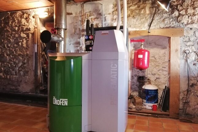 Chaudière Pellematic par Soleneo à Sainte-Croix-Volvestre