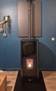 Poêle à granulés Fonte Flamme Mila 9 à Lagardelle sur Lèze (31)